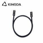 Coaxial Thunderbolt 4 cable 40Gbps Data Transfer aluminum case USB 4 Cable 40G 240W Fast Charging 5K@60Hz For Mac Book