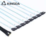 Fully enclosed anti-slip insertion anti-tilt insertion Slim SAS SFF 8654 8I (74P) to left turn left bend SATA 7P female High speed data Connection Cable