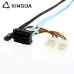MINI SAS 8087 to SFF-8087 Copper Mesh External Grounding Server Internal High-Speed Connection Wire Harness - Image 3