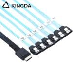 PCIE Oculink SFF 8611 4I To 6 port SATA 7P High-Speed Connection cables - Image 4