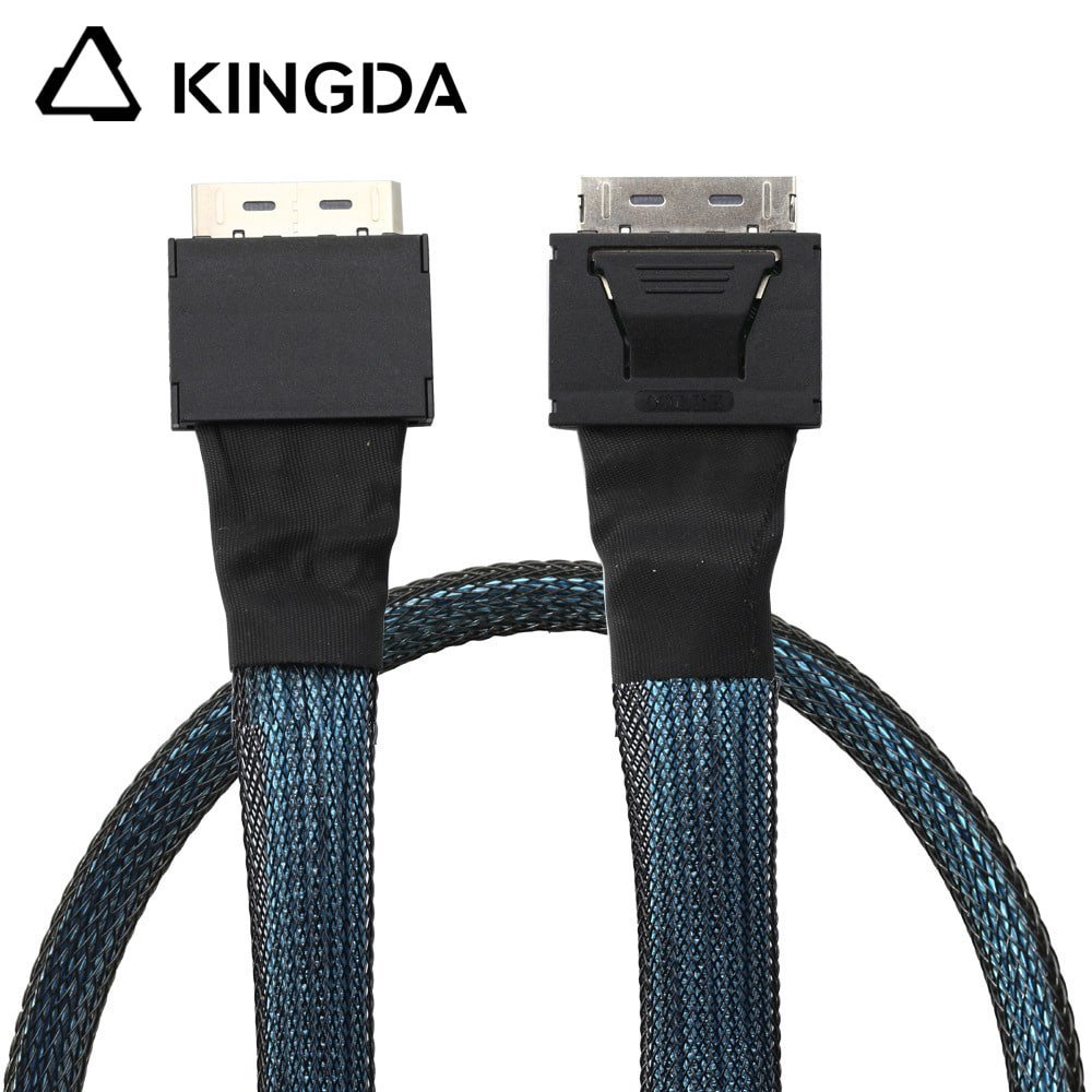 PCIE-Oculink-SFF-8611-8I-male-cable.jpg PCIE Oculink SFF 8611 8I To Oculink SFF 8611 8i Server High-Speed Connection cables - Image 1