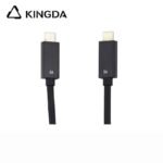USB3.1 USB 3.2 5A 100W Type C Male To USB C male 20Gb Gen 2 with E-mark Fast Charging High speed USB C ABS shell Cable