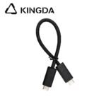 USB3.1 with clip USB 3.2  with lock 5A 100W Type C To C  cable USB C with buckle 20Gb Gen 2 with E-mark Fast Charging cable High speed USB C with snap lock ABS shell Cable - Image 2