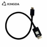 8K 60Hz Mini HDMI male to HDMI with lock cable mini HDMI to HDMI with clip cable mini HDMI to HDMI with bulk high speed HDMI 2.1 male to male cable - Image 2