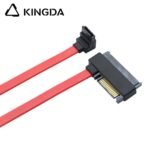 Right angle 90 degree SATA 7P to SFF 8482 SAS 29 with SATA 15P red SSD high-speed connection cables - Image 5