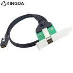 PCIE MINI SAS SFF-8644 36P female receptacle to SFF 8087 server Connection Cable